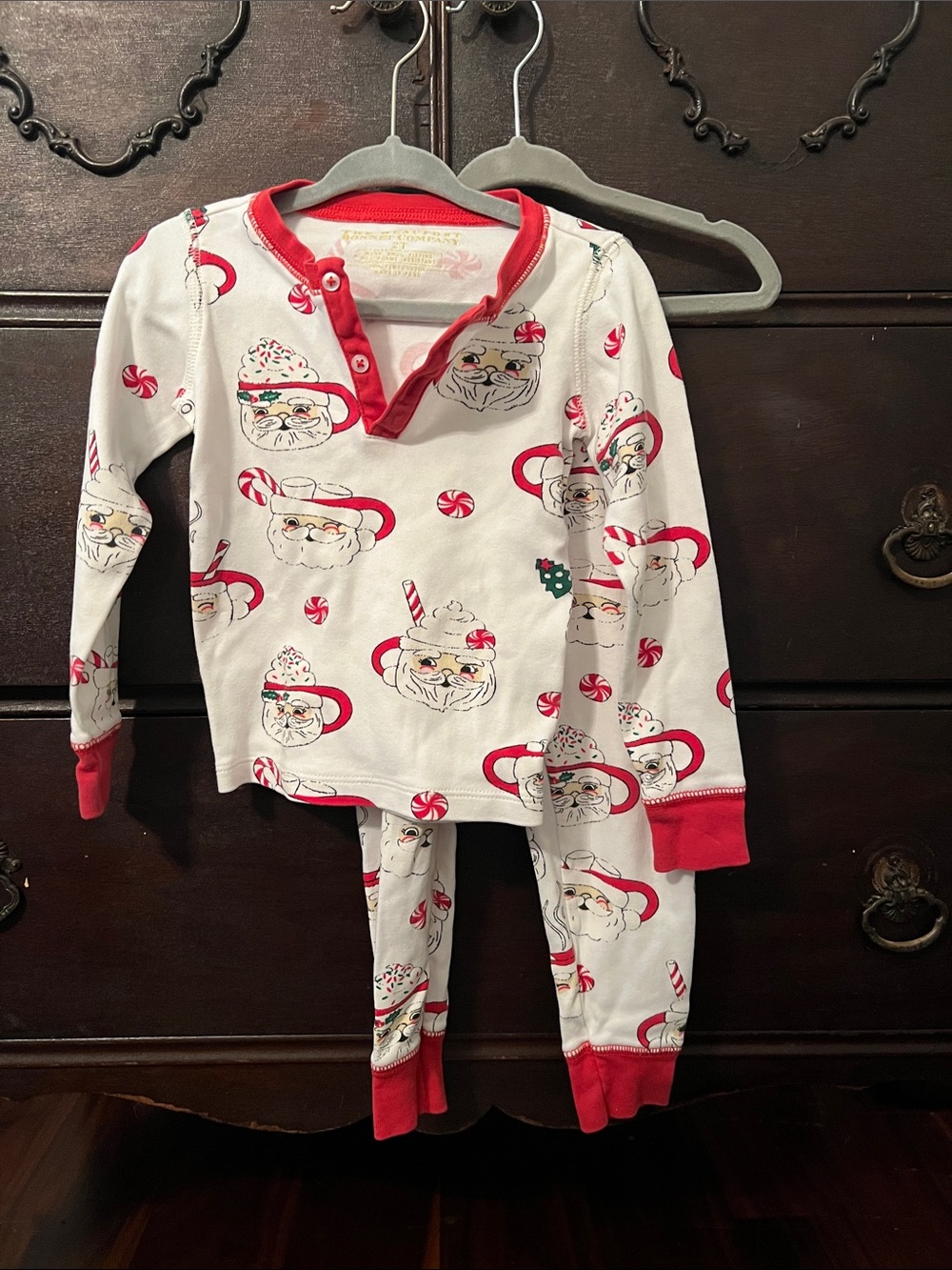 TBBC Kids Holiday Santa Pajama Set